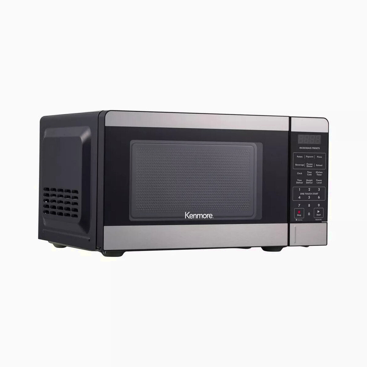 Kenmore Countertop Microwave Oven, 0.7 Cu Ft, 700W, Stainless Steel – Digital Display