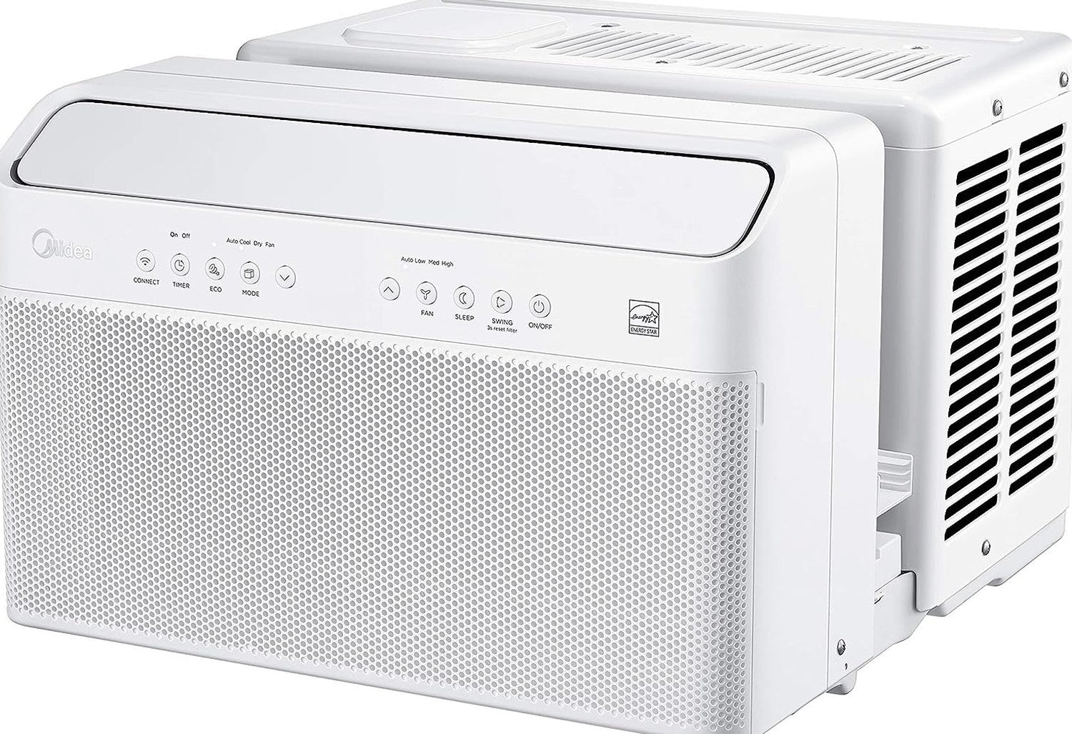 Midea U-Shaped Inverter Window Air Conditioner 12,000 BTU, White – MAW12V1QWT-cr