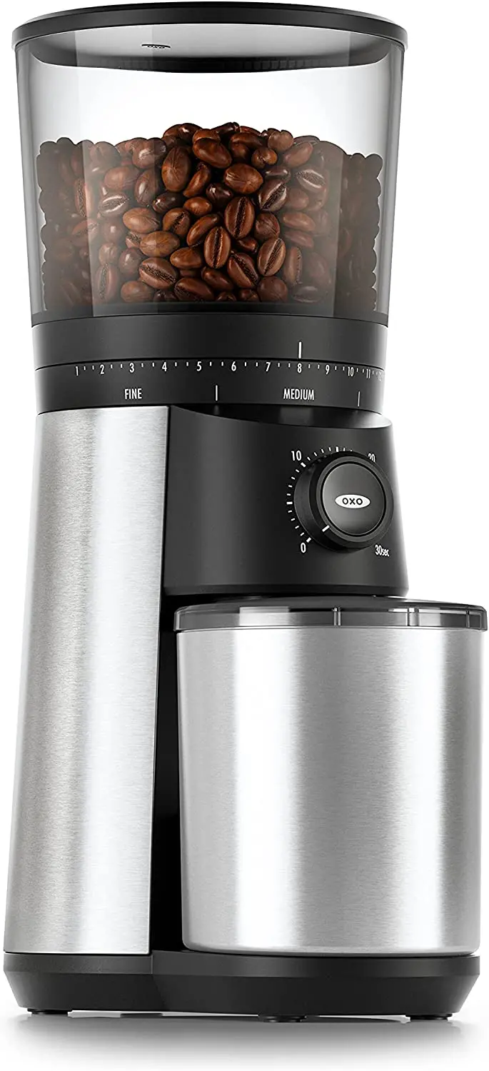 OXO Brew Conical Burr Coffee Grinder – Silver