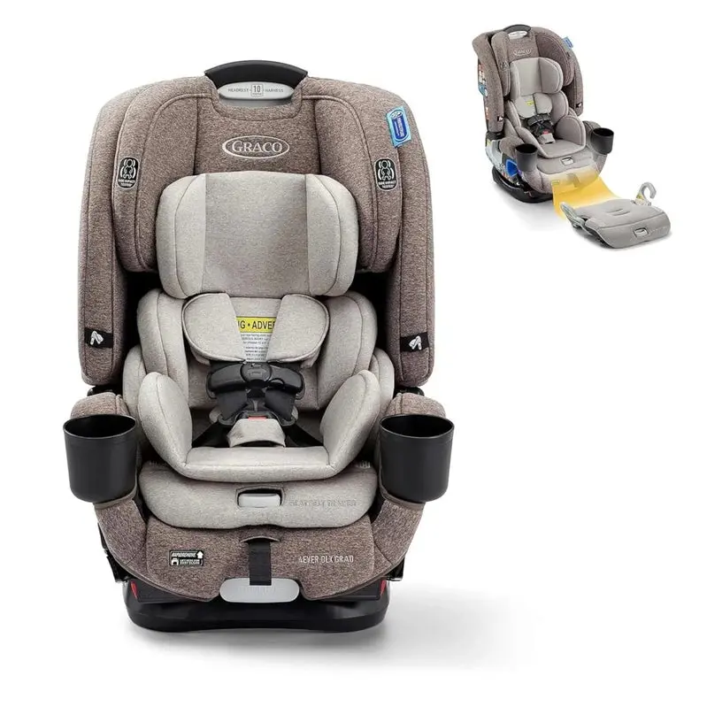 4Ever DLX 4-In-1 Convertible Car Seat, Charlie 2 – 10-Year Use