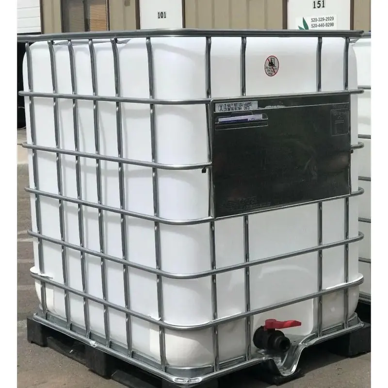 Schutz 330-Gallon Food-Grade IBC Tank – Certified For Drinking Water And Rain Harvesting
