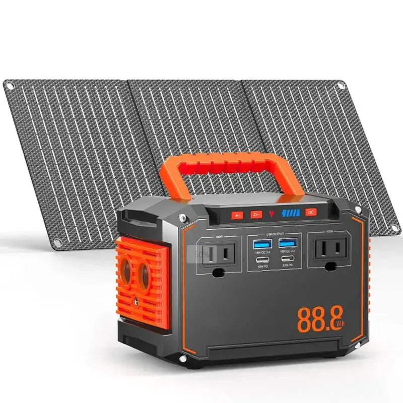 Solar Generator Kit 111Wh With 30W Foldable Panel And AC Outlet – M138MAXSL30