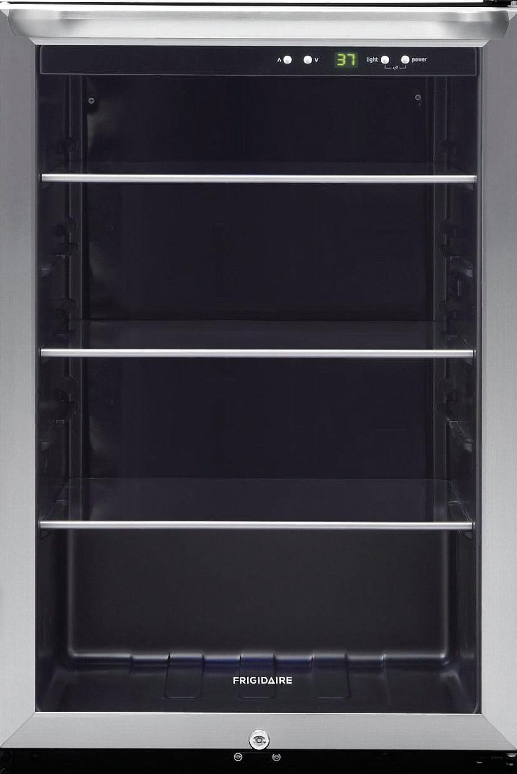 Frigidaire 24 inch Freestanding Beverage Center With Glass Door, Stainless Steel, 138 12 oz. Can Storage – FRYB4623AS