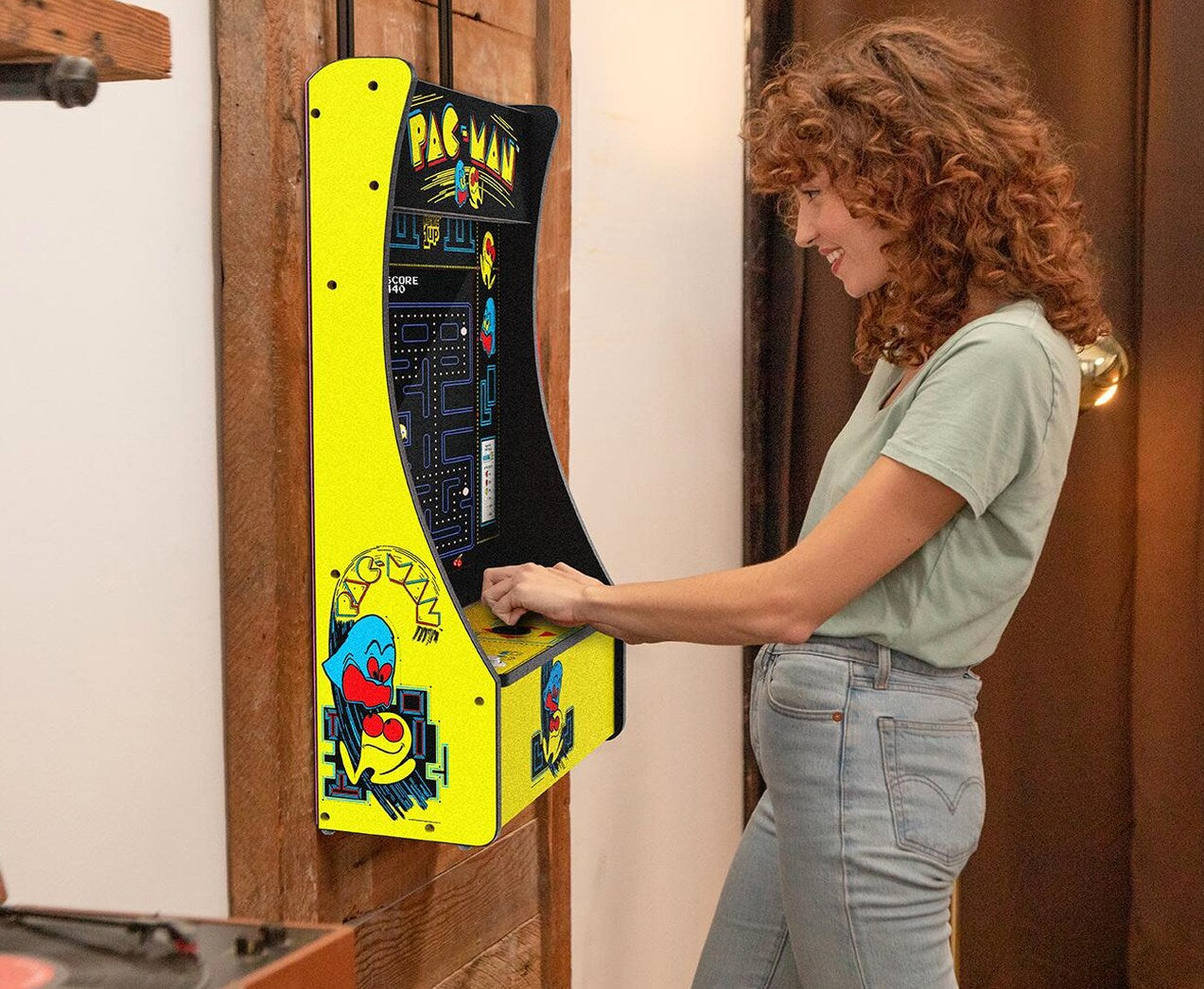 Arcade1Up Pac-Man Partycade 17-Inch LCD Arcade Game – PAC-D-10277