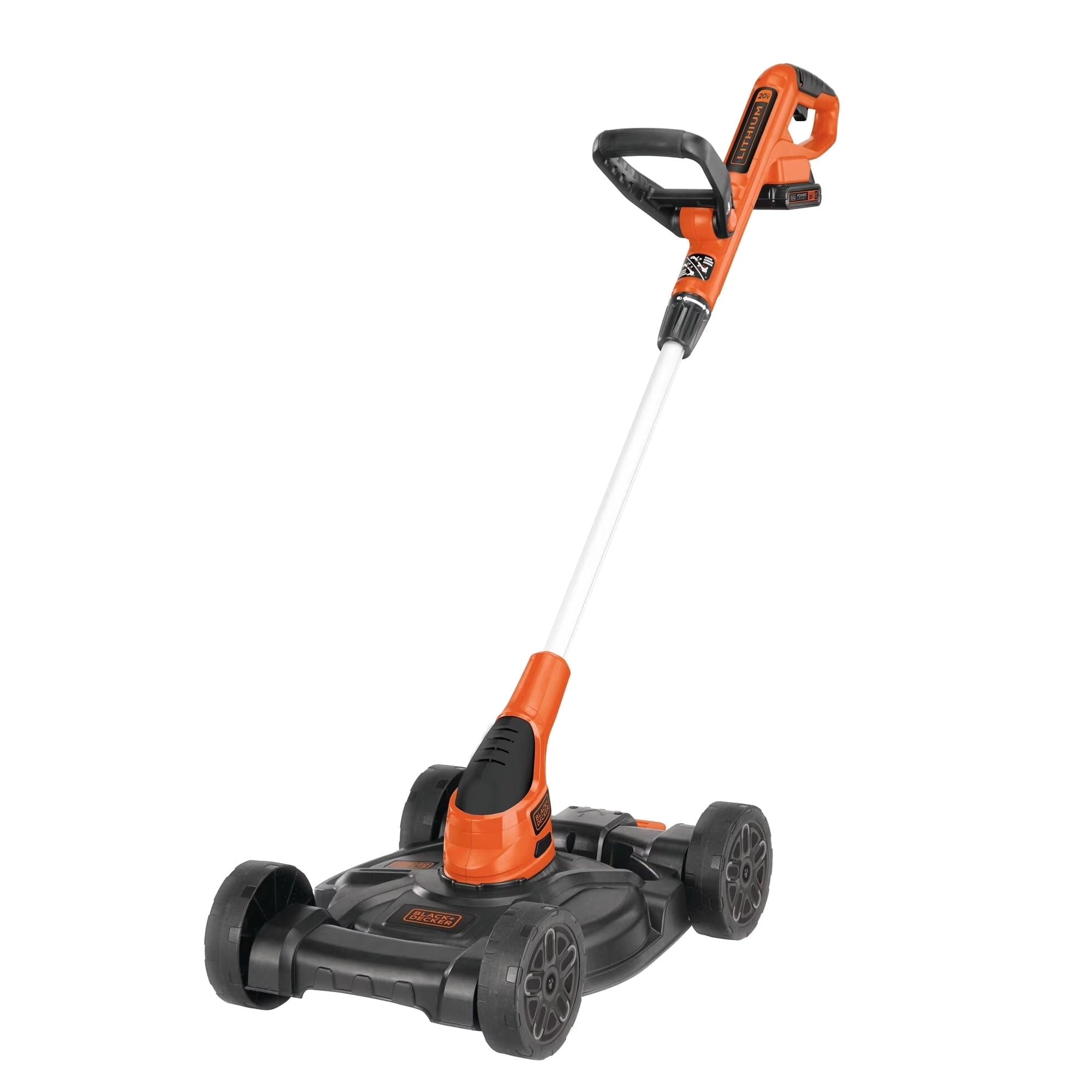 BLACK+DECKER 20V MAX Lithium 12 Inch 3-In-1 Compact Mower – MTC220