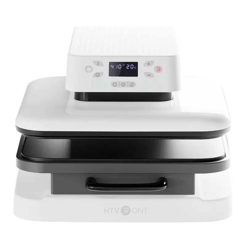 HTVRONT 1500W 15 x 15in Auto Heat Press Machine – White