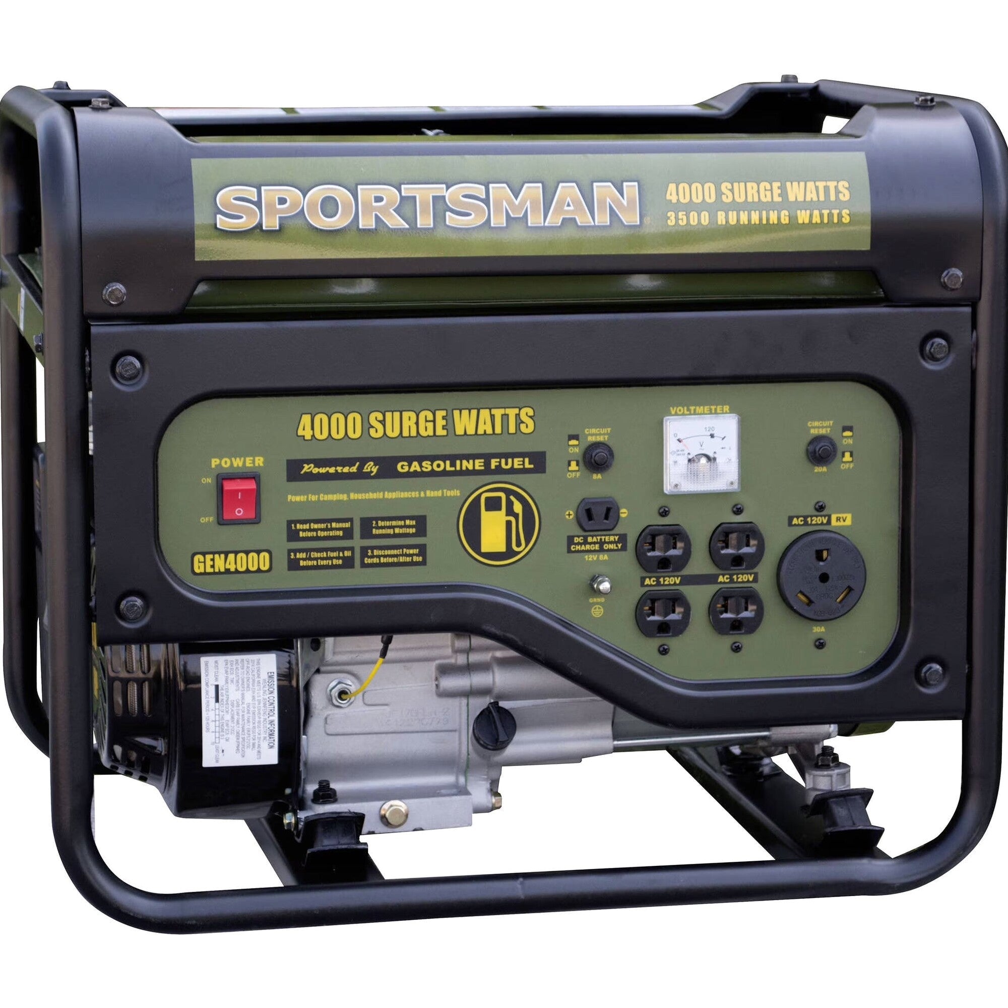 Sportsman Gasoline 4000W Portable Generator – GEN4000