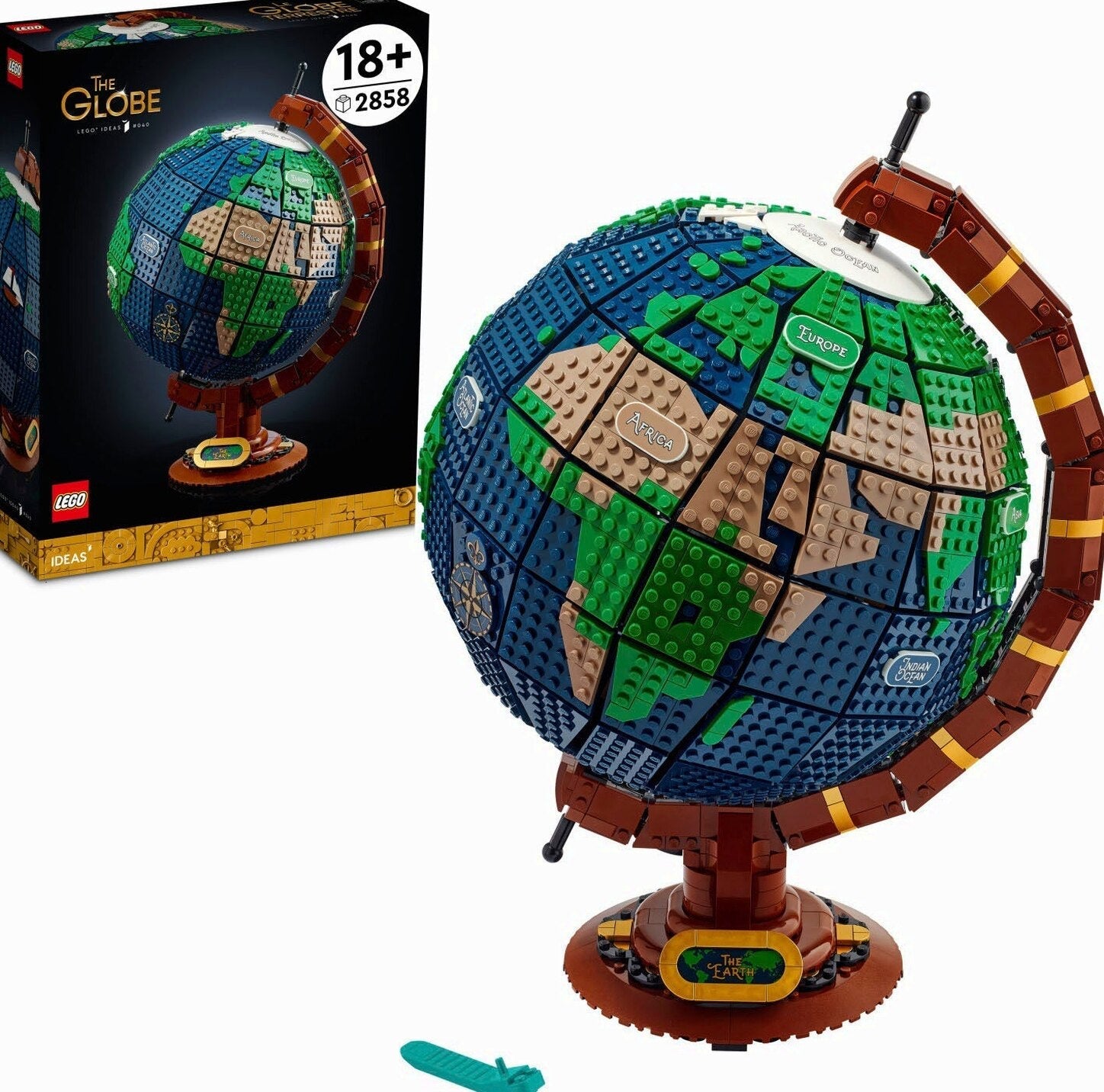 LEGO Ideas The Globe Toy Building Kit, 2585 Pieces – 21332