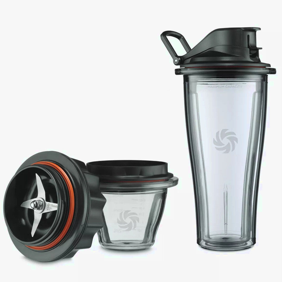 Vitamix Blending Cup & Bowl Starter Kit, 20 oz/8 oz, 5-Piece, Black – Ascent & Venturist Compatible