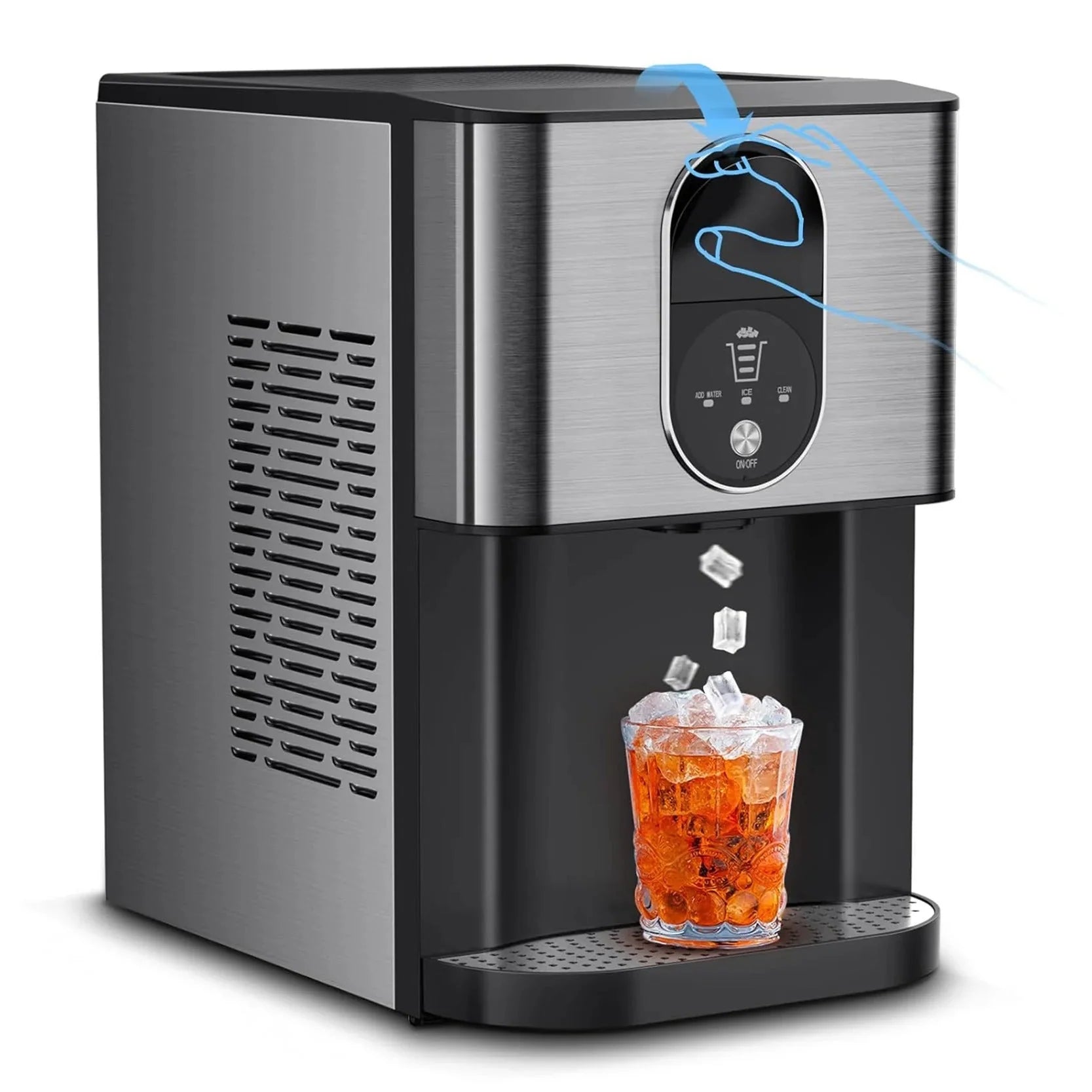 COWSAR Countertop Nugget Ice Maker, 44 lbs/24H – Z5820DN