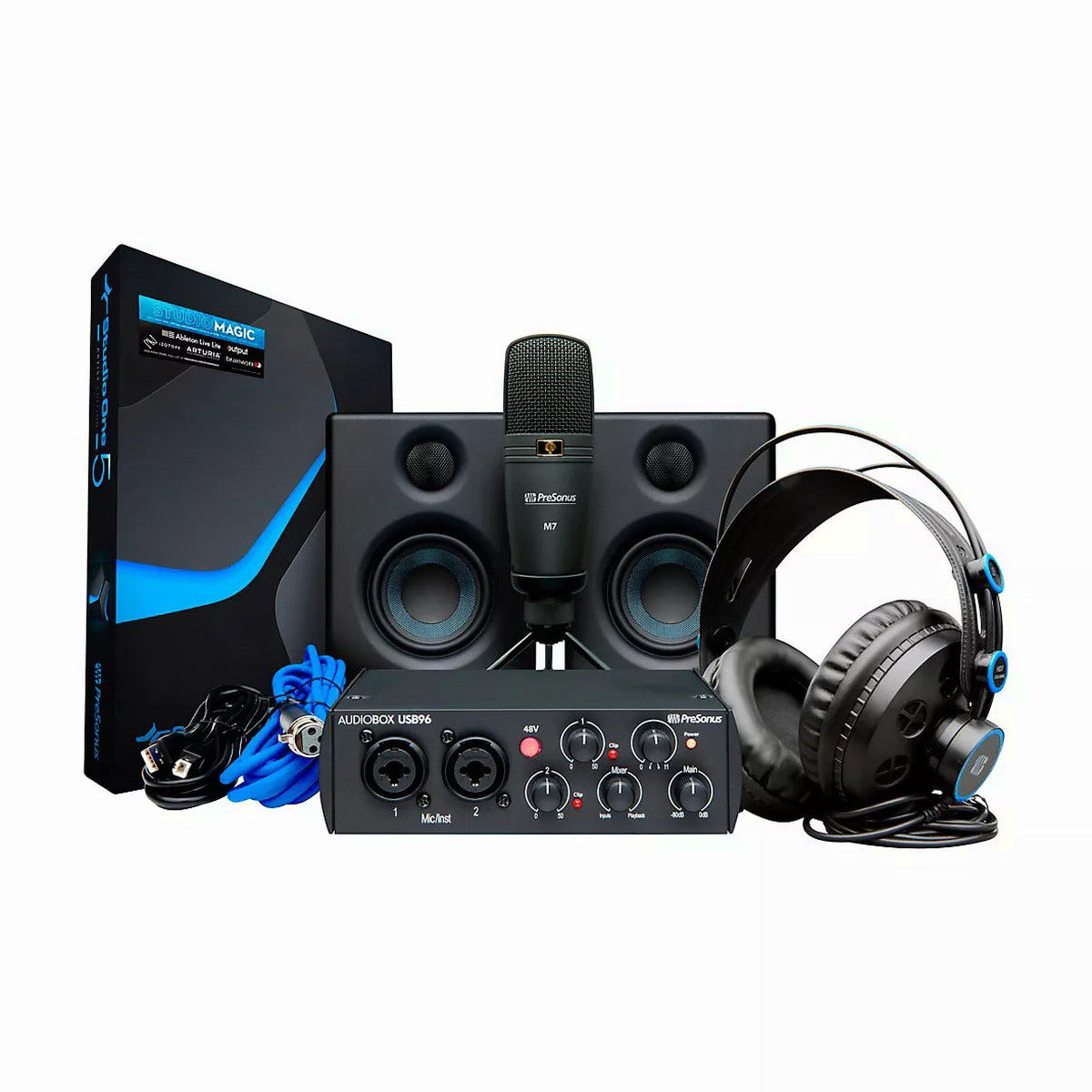 PreSonus AudioBox Studio Ultimate Bundle 25th Anniversary Edition With Eris E3.5, HD7 And M7 – AudioBox USB 96