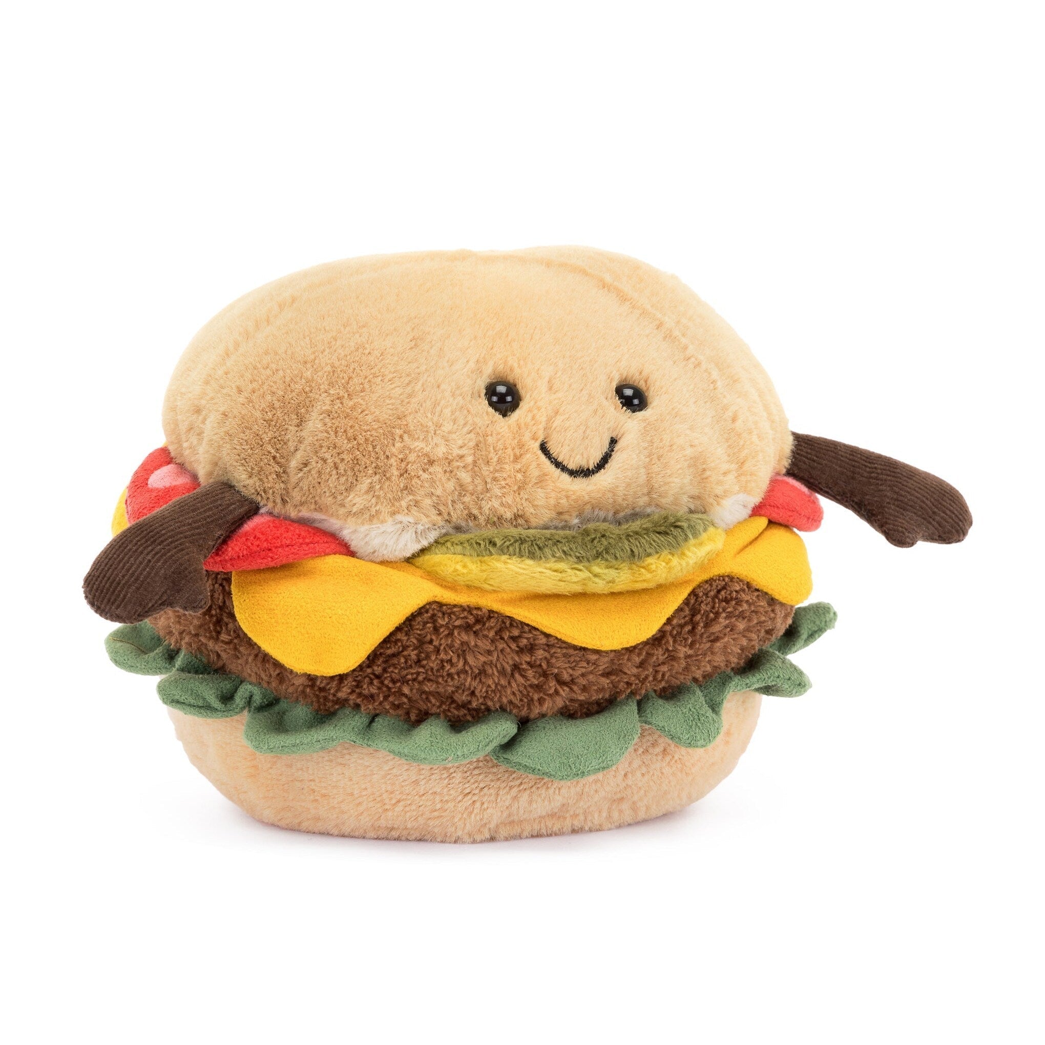 Jellycat Amuseable Food Plush Toy – Hamburger