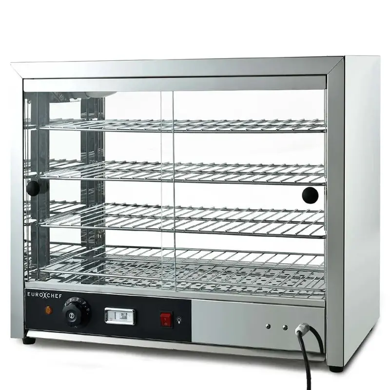 Eurochef 4-Tier Electric Food Warmer Display, 1000W Stainless Steel – EU-P1S