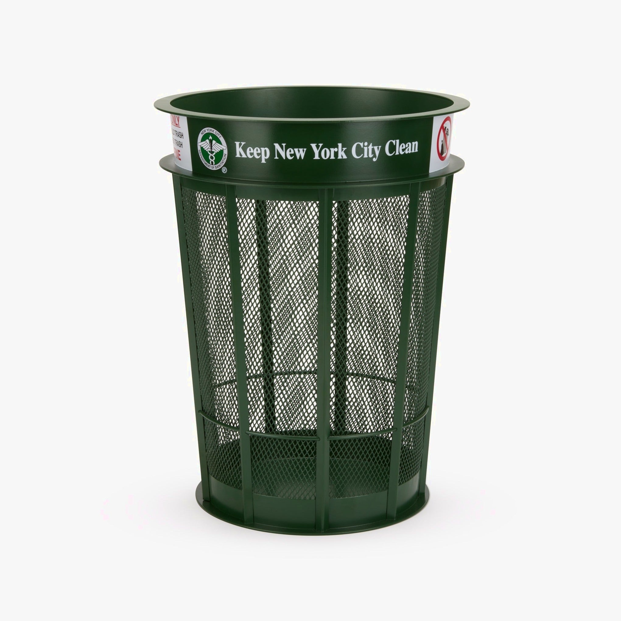 Only NY DSNY Trash Can – Keep New York City Clean