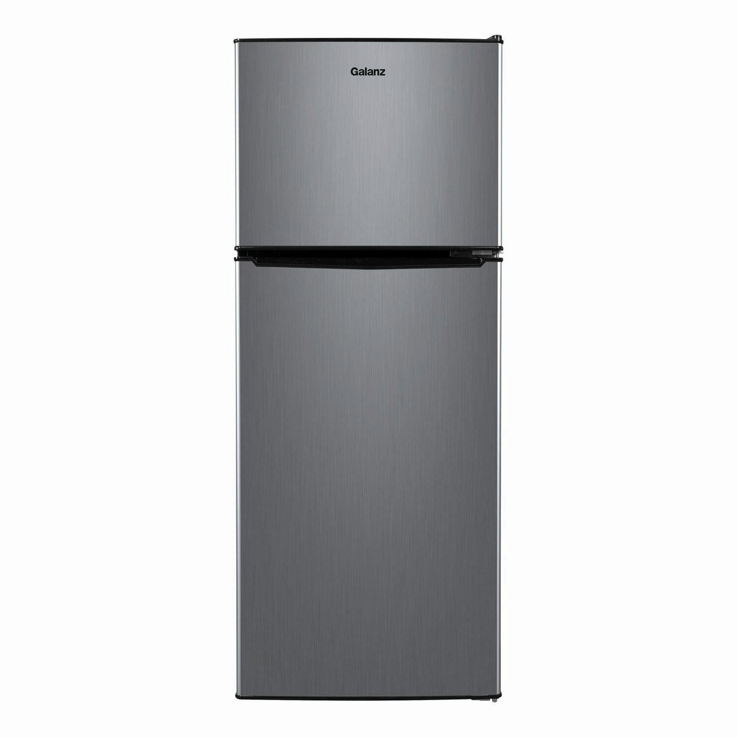Galanz 4.6 Cu Ft Two Door Mini Refrigerator With Freezer, Stainless Steel – GL46TS5E