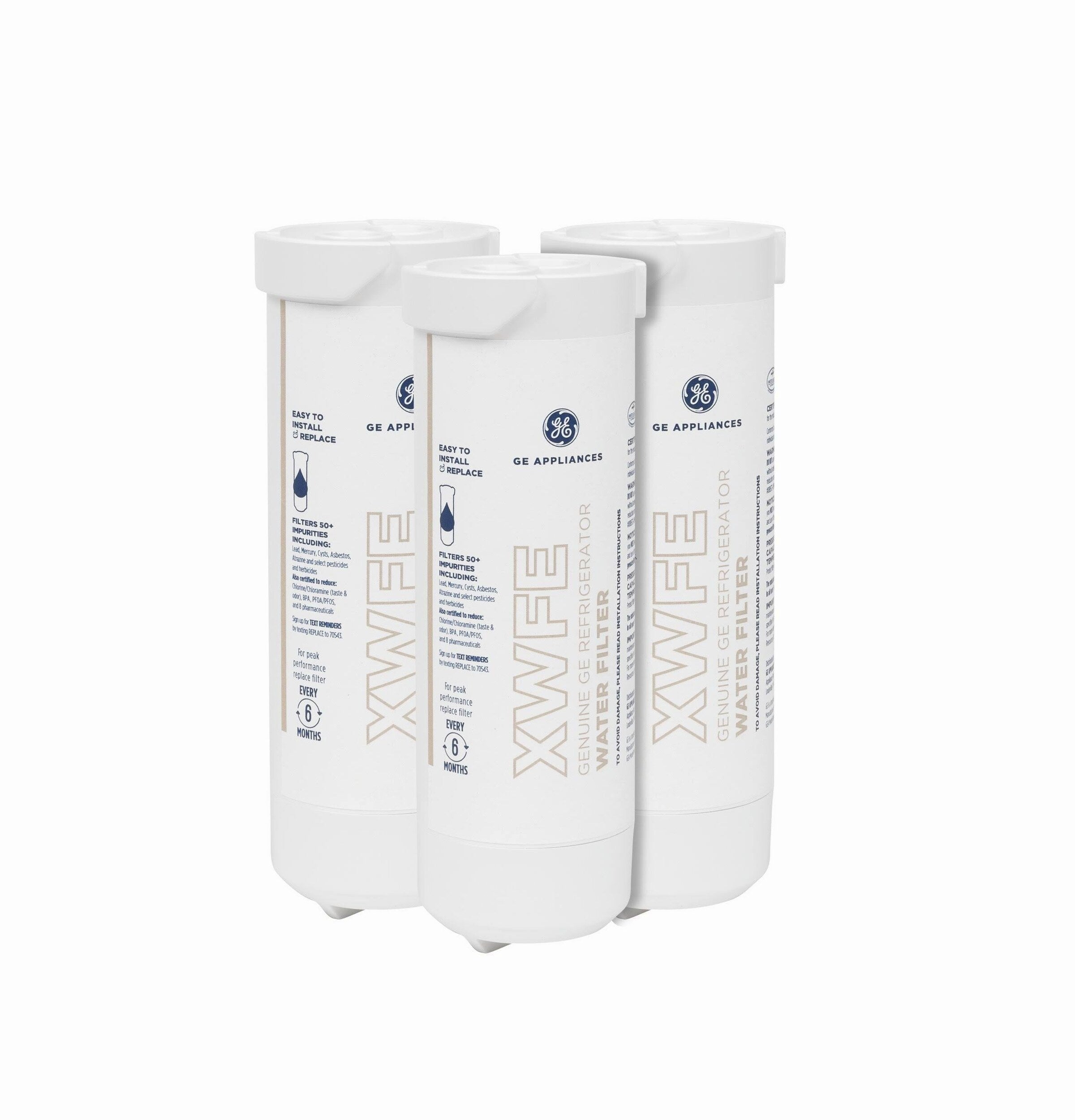 GE XWFE Refrigerator Water Filter 3-Pack – XWFE3PK