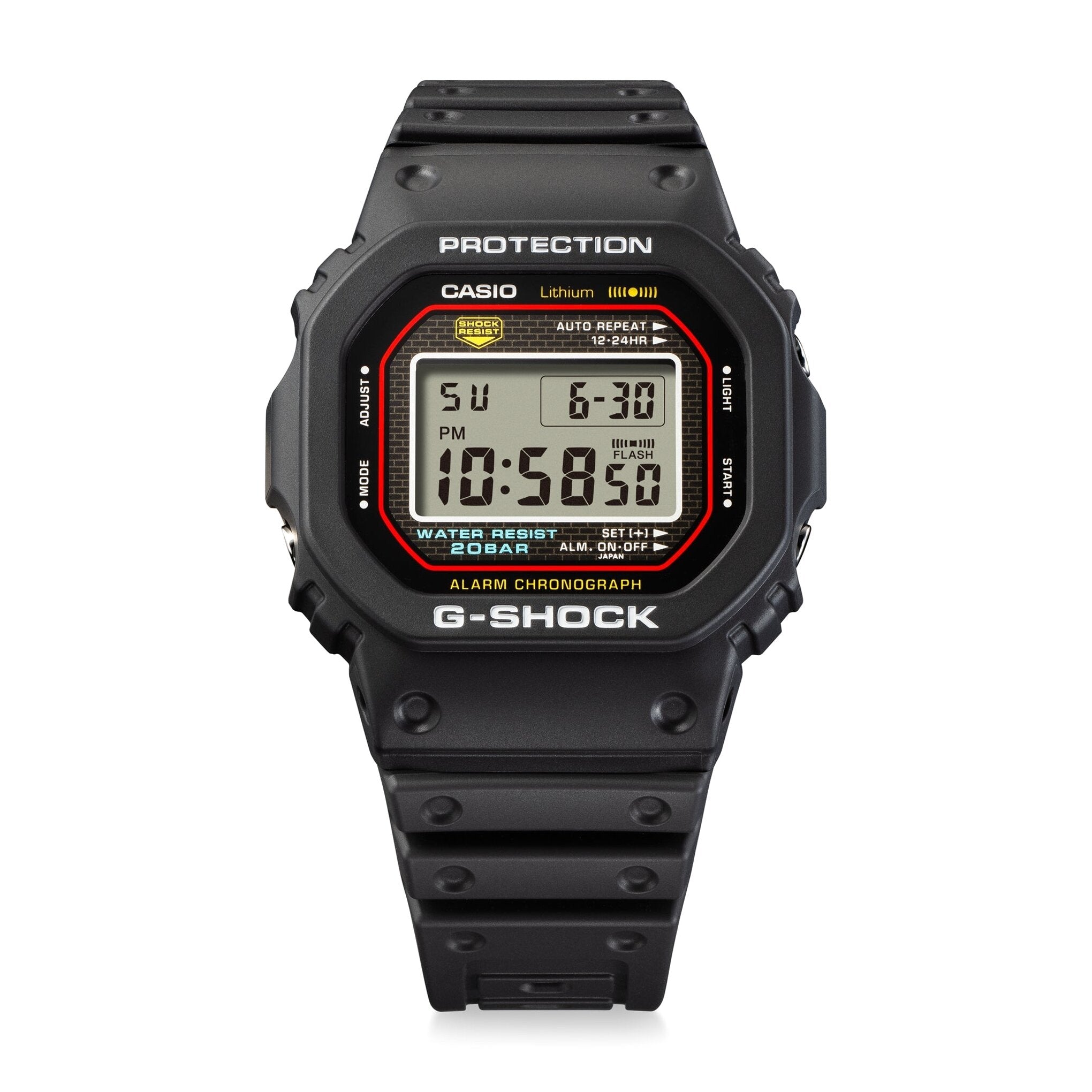 Casio G Shock Revival Digital Watch, 42.3mm, 13.1mm, 184 mm Strap, Stainless Steel