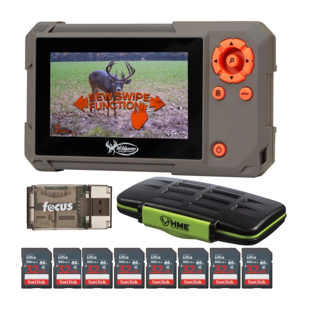 Wildgame Innovations Trail Pad Swipe SD Card Reader Bundle With 32GB SDHC Card – Trail Pad Swipe