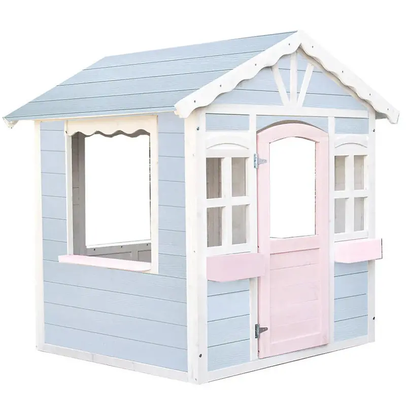 ROVO KIDS DIY Timber Playhouse – Natural Finish