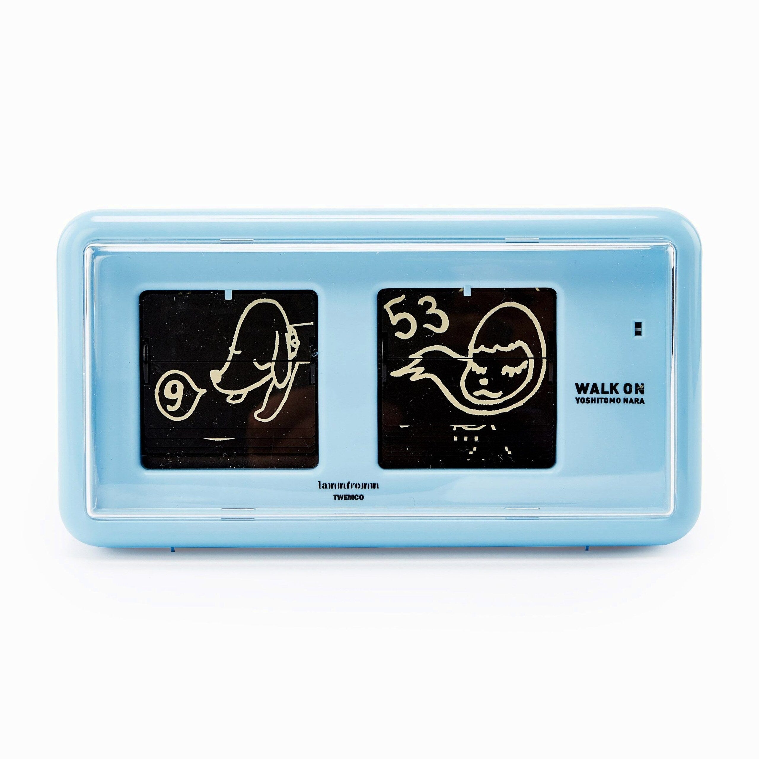 Yoshitomo Nara Walk On Flip Clock – Blue