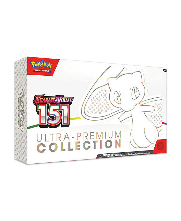 Pokemon Ultra-Premium Collection 2023 Scarlet & Violet-151 With Mew & Mewtwo Cards – 16 Booster Packs