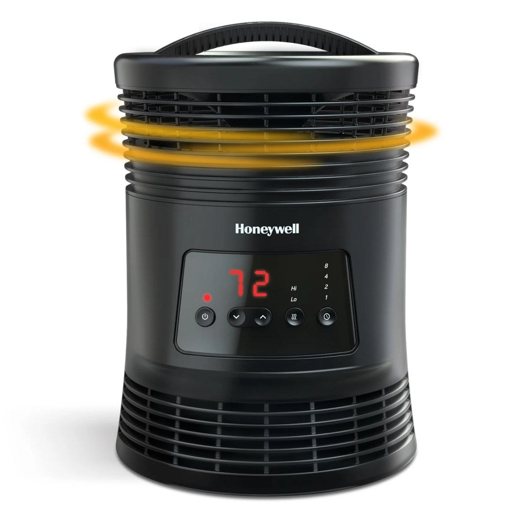 Honeywell 360 Digital Surround Fan Forced Heater, Black – HHF370B