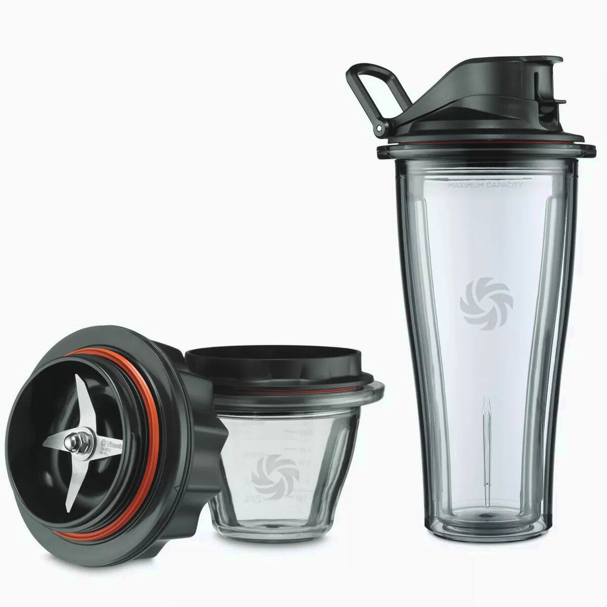 Vitamix Blending Cup & Bowl Starter Kit – Black, 5-Piece, Self-Detect, BPA-Free