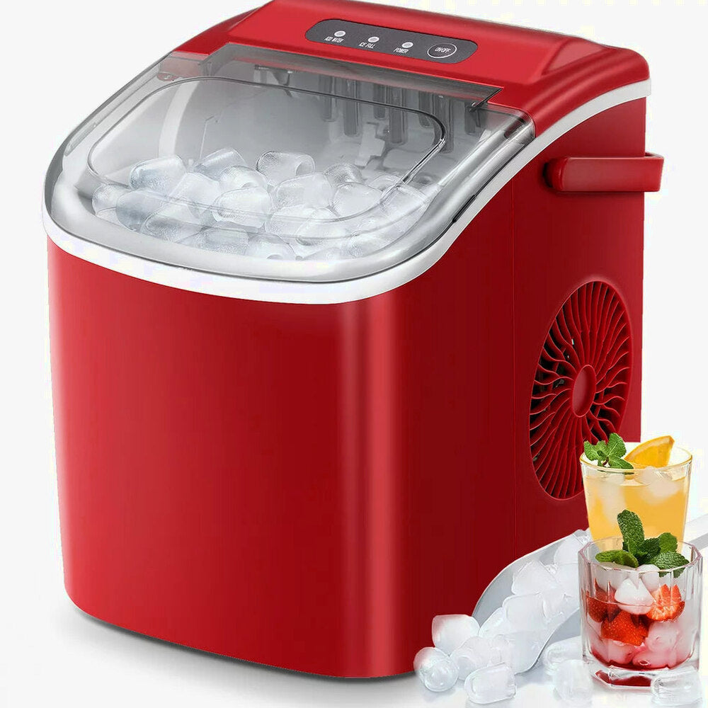 KISSAIR Portable Countertop Ice Maker, 26 lbs/24H – HZB-12/H