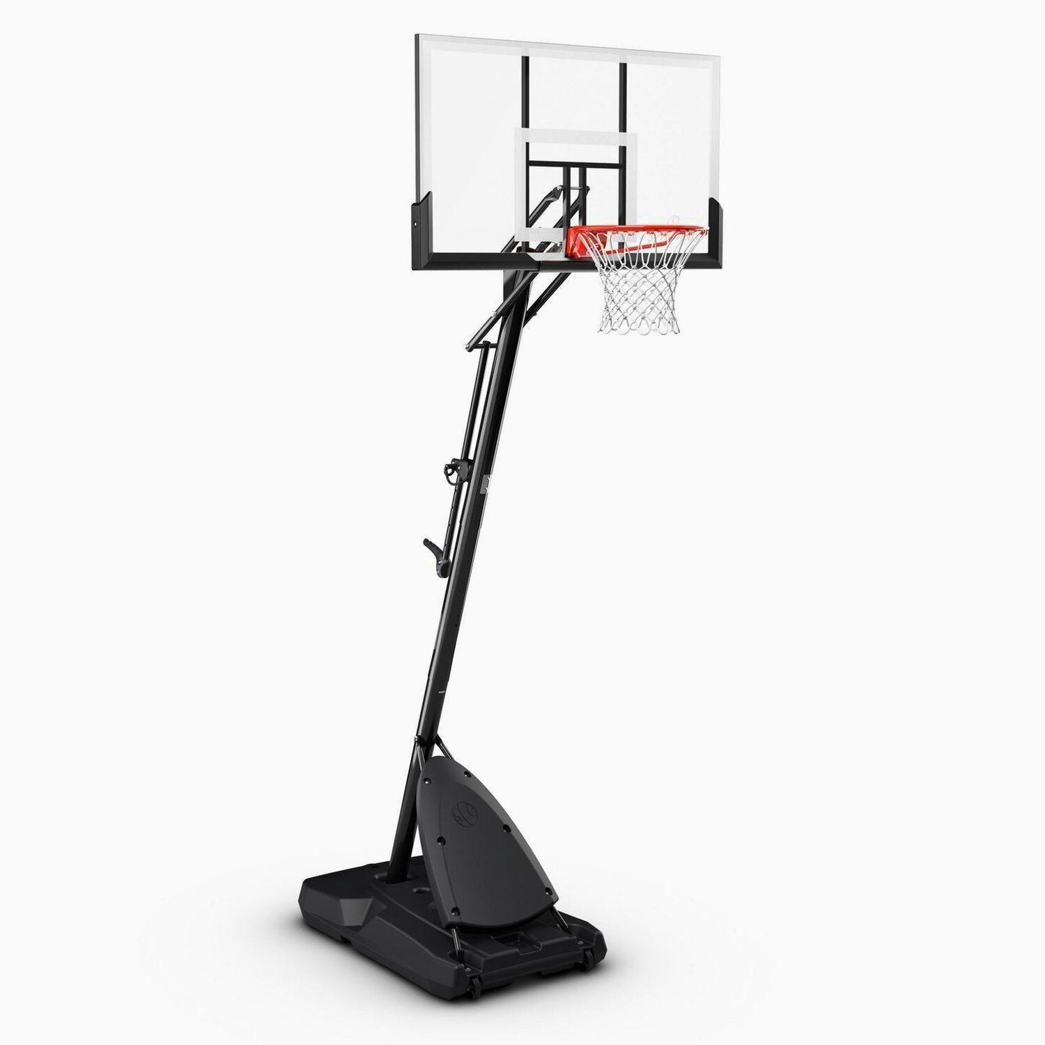 Spalding Portable Basketball Hoop System, 54 in Polycarbonate Backboard – Exacta Height