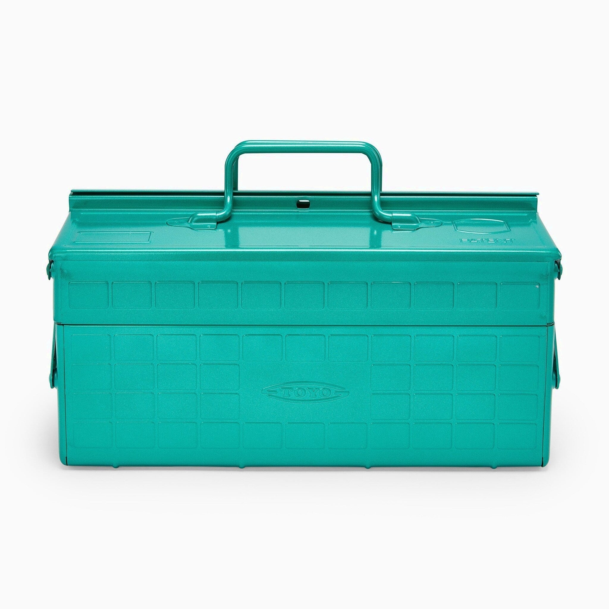Toyo Steel Cantilever Tool Box, Green, 8.5h x 13.75w x 6.3d – ST-350