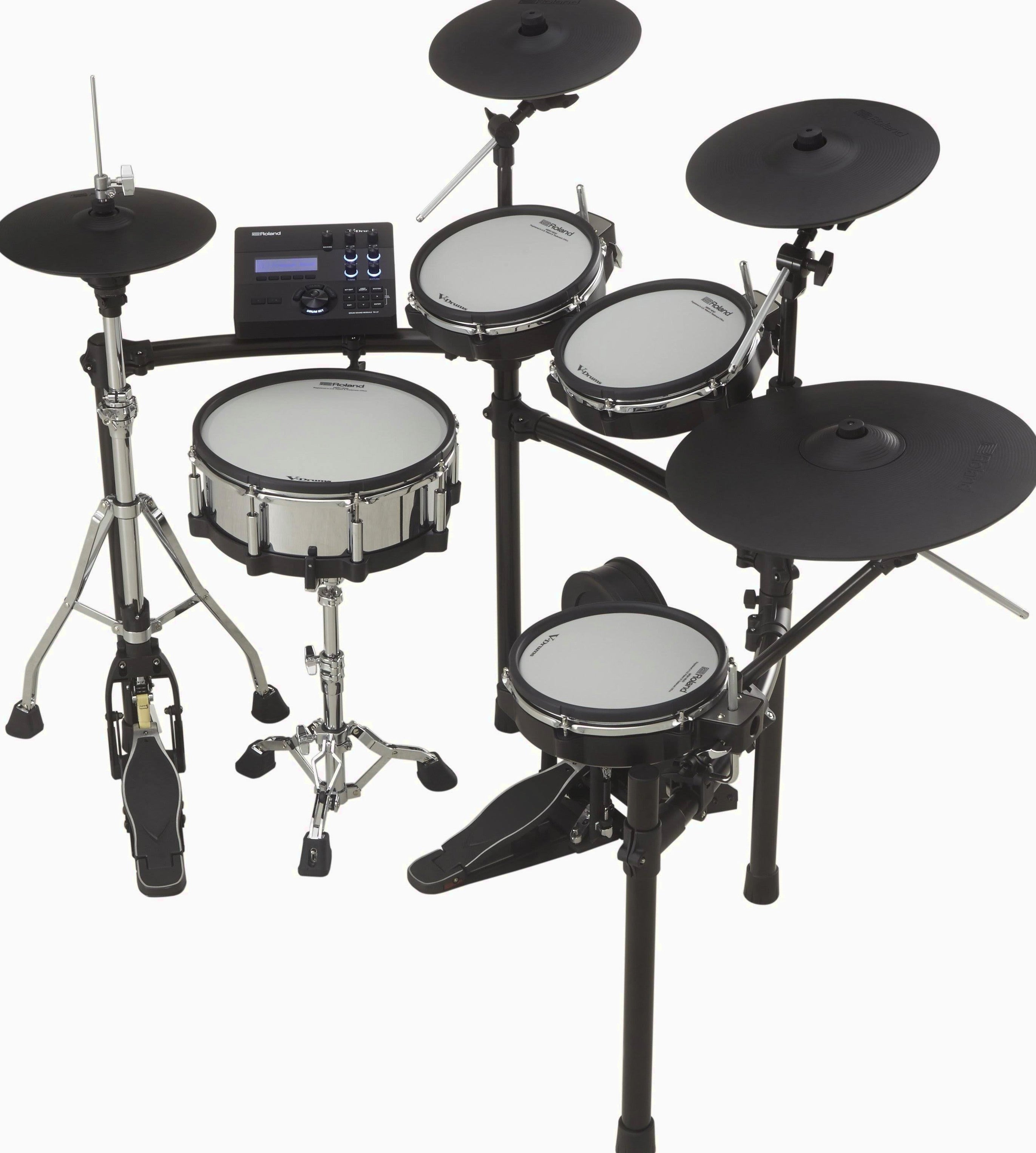 Roland TD-27KV V-Drums Electronic Drum Set With Digital Snare And Ride Cymbal – TD-27KV
