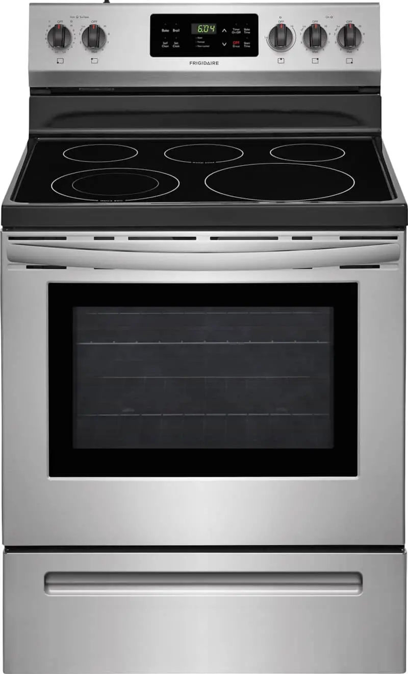 Frigidaire 30in Stainless Steel Electric Range – Freestanding Oven And Cooktop Combo
