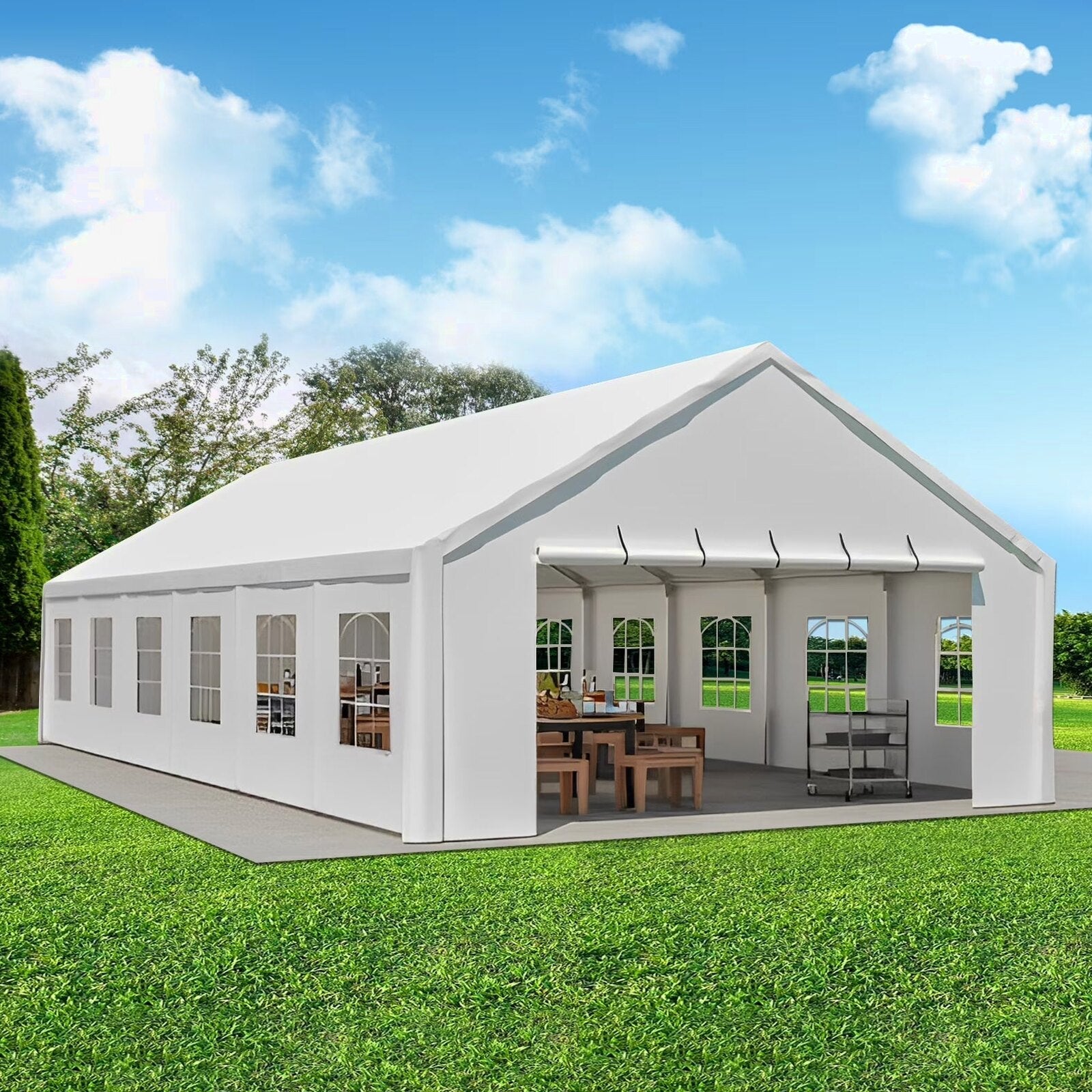 20×40 FT Heavy-Duty Party Tent With 3 Storage Bags