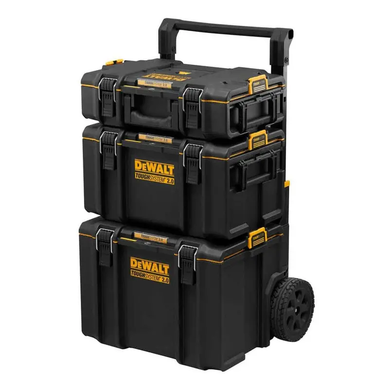 DEWALT ToughSystem 2.0 Tower Tool Box System 3-Piece Modular Storage Kit – DWST60437