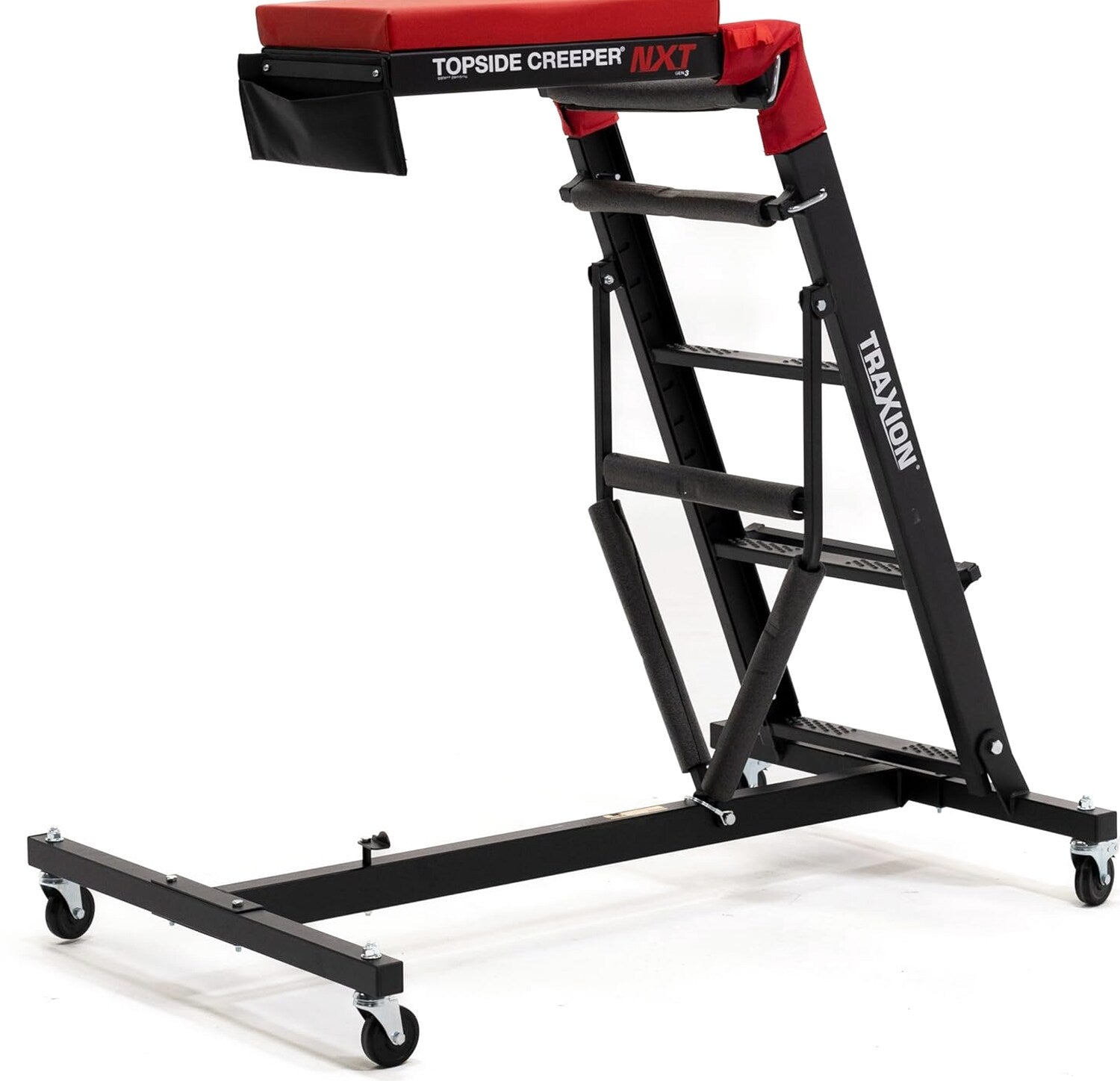 Traxion Foldable Topside Engine Creeper, Black – 3-200 NXT