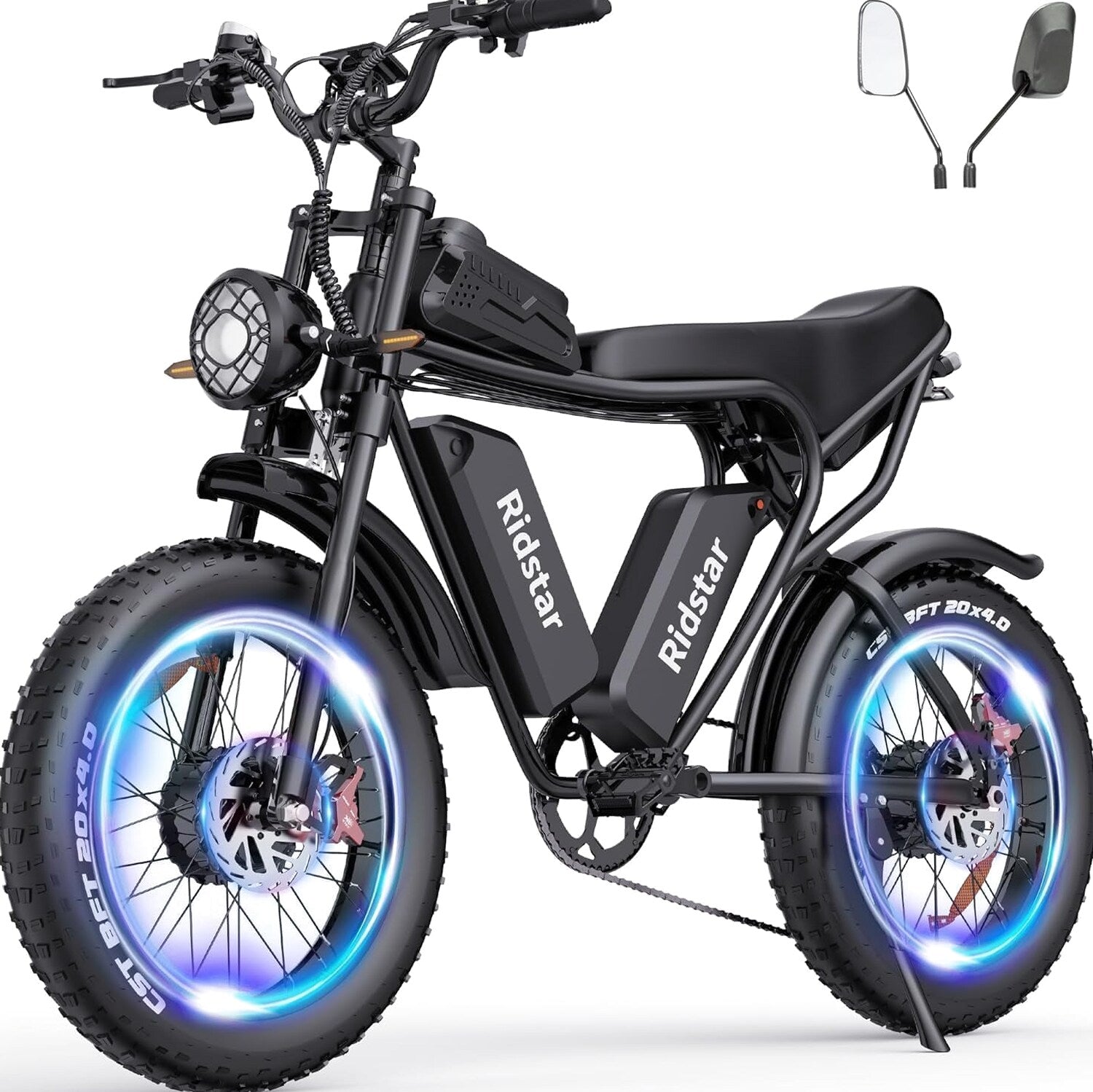 Electric Bike 2000W 52V 30-180 Miles All-Terrain Fat Tire E-Bike – Q20