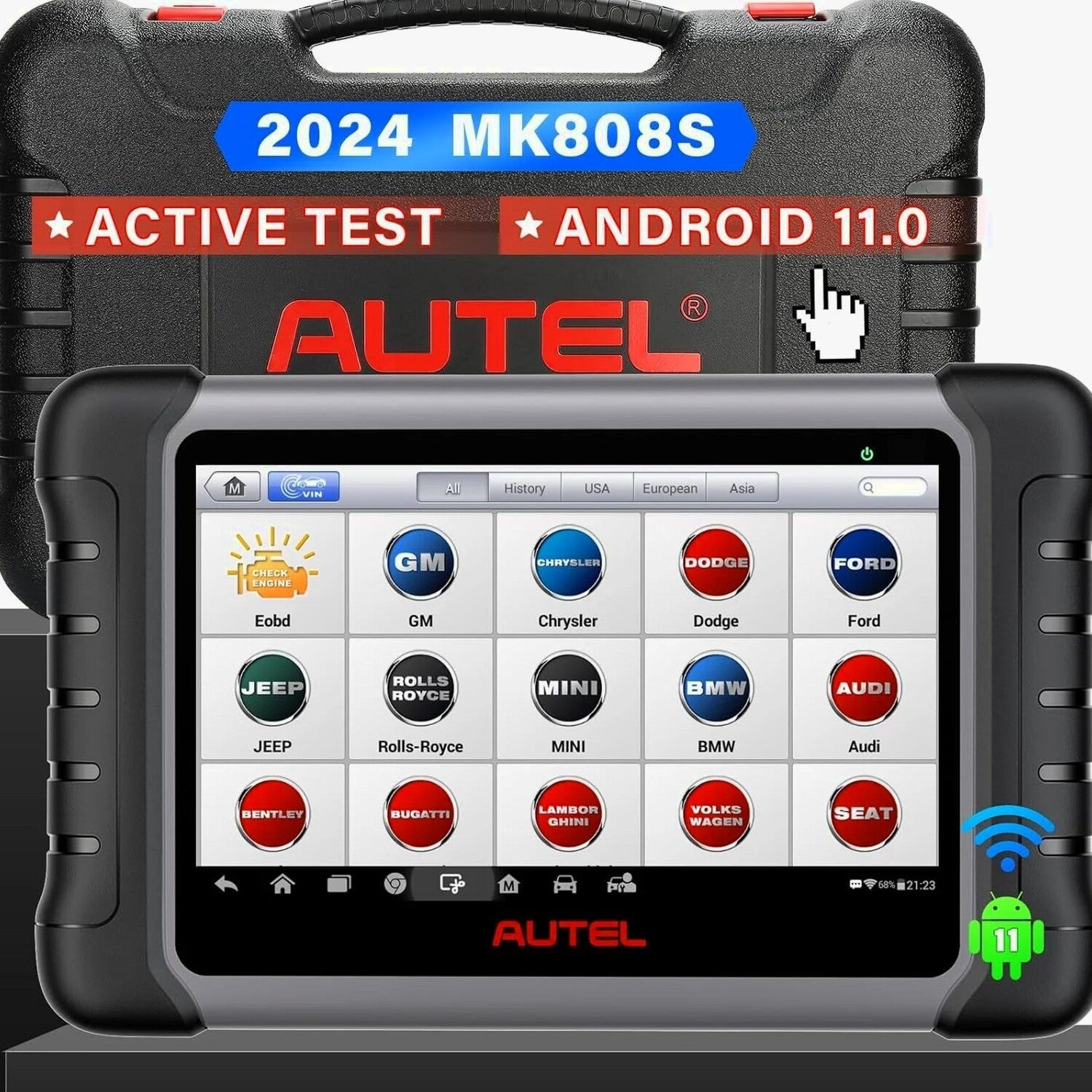 Autel MaxiCOM MK808S Bidirectional Automotive Diagnostic Scanner – Newest Autel MaxiCOM MK808S